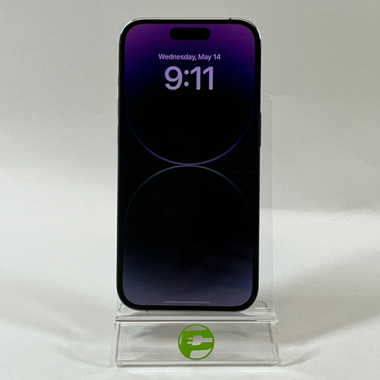 Unlocked Apple iPhone 14 Pro 128GB 17.6.1 DEEP PURPLE MQ0E3LL/A