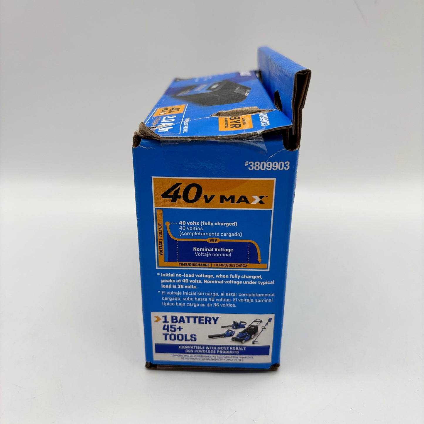 New Kobalt 40v Max 2.0Ah Battery 3809903