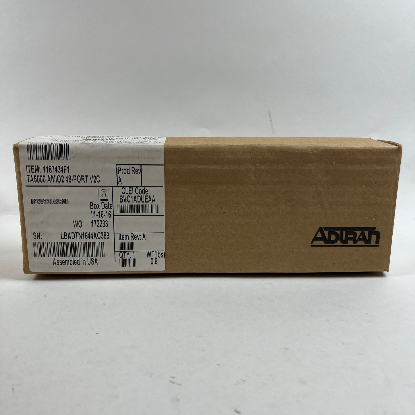 New ADTRAN TA5000 AMI02 48-PORT V2C ACCESS MODULE 1187434F1