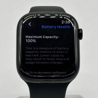 Unlocked Apple Watch Series 11 46MM Jet Black Aluminum Black Band MFC44LW/A