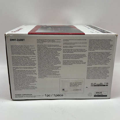 New Pioneer DMH-260BT Wireless RDS AV Receiver