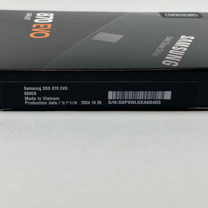 New Samsung SSD 870 EVO MZ-77E500 500GB