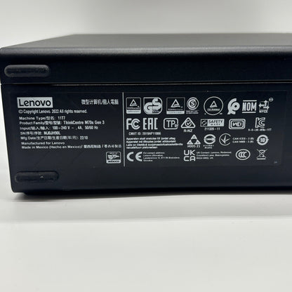 Lenovo ThinkCentre M70s Gen 3 11T7 i3-12100F 3.30GHz 16GB RAM 256GB SSD