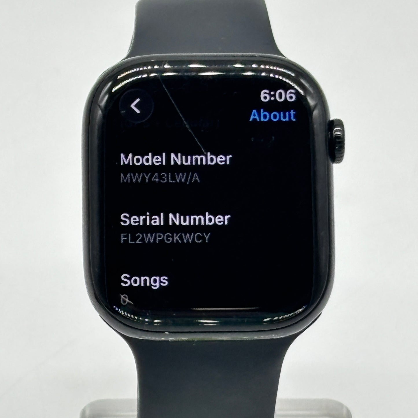 Unlocked Apple Watch Series 10 46MM Black Aluminum Black Sport Band MWY43LW/A