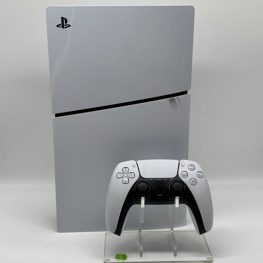 Sony PlayStation 5 Slim Disc Edition PS5 1TB White Console Gaming System