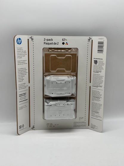 New HP 67X 3YP31BN Black/Tri-color Ink Cartridge EXP 04/2027