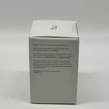 New Ring Chime Doorbell Chime White