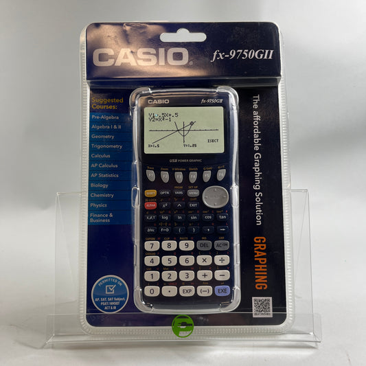 New Casio FX-9750GII Graphing Calculator