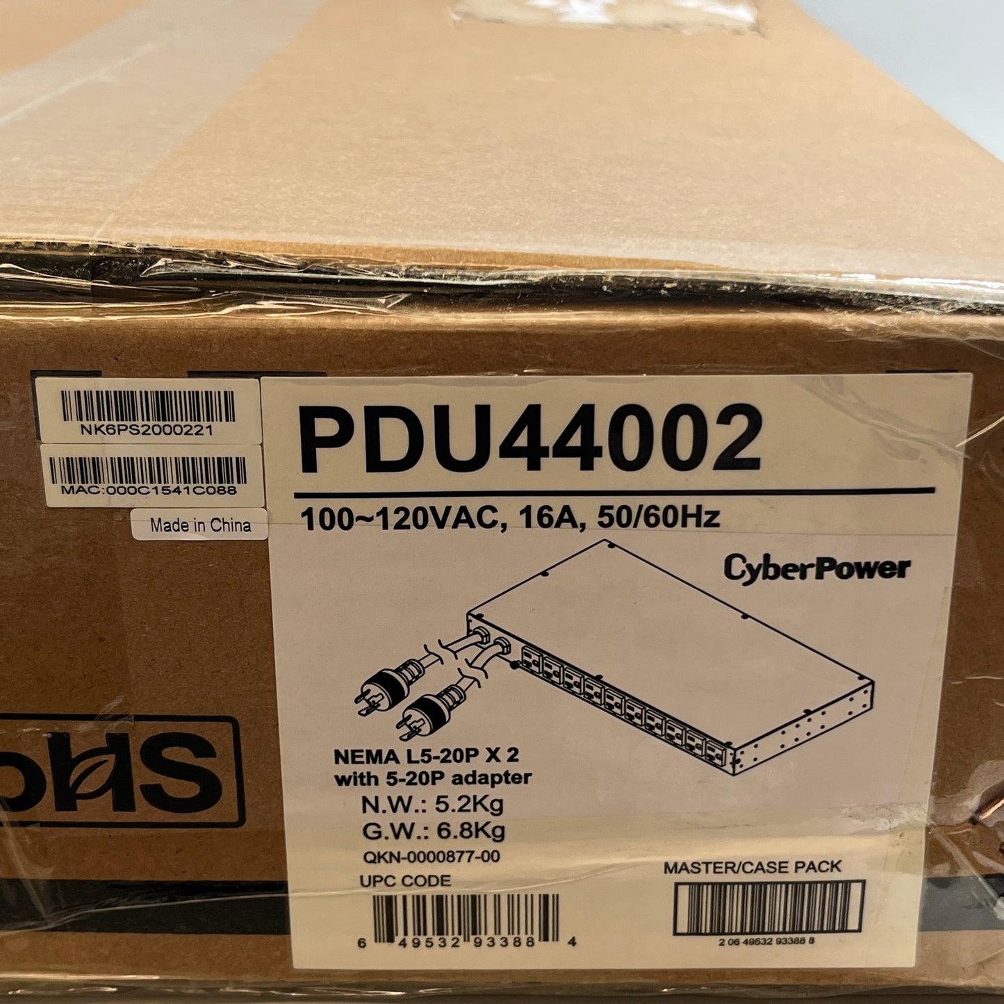 New CyberPower PDU44002 ATS PDU44002 Sealed in Box