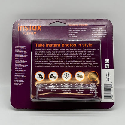 New Instax Mini 41 Instant Camera Bundle