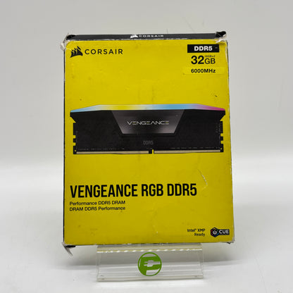 Corsair Vengeance RGB Pro 32GB (2x16GB) RAM DDR5 6000MHz CMH32GX5M2E6000C36