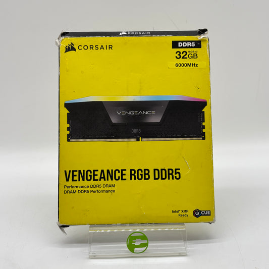 Corsair Vengeance RGB Pro 32GB (2x16GB) RAM DDR5 6000MHz CMH32GX5M2E6000C36