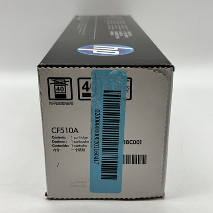 New HP 204A CF510A Black Toner Cartridge MFG Date - 12/2025