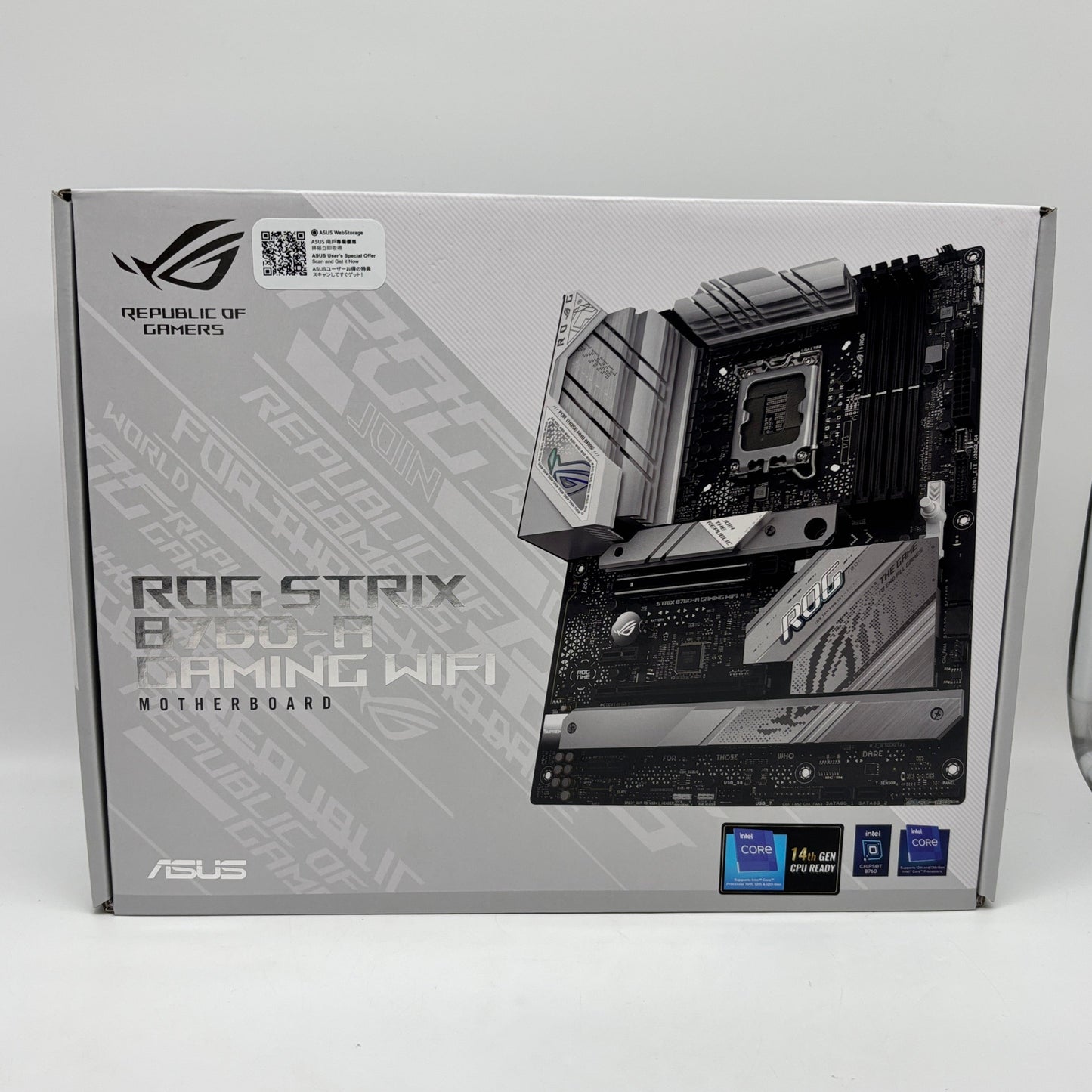 New Asus ROG STRIX B760-A  Gaming WIFI LGA1700 ATX Intel DDR5 Motherboard