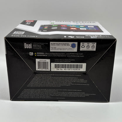 New Dual tech 7" Media Receiver XDCPA10BT