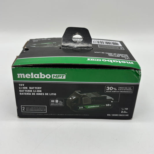 New Metabo HPT 18V Li-Ion Battery BSL 1820M