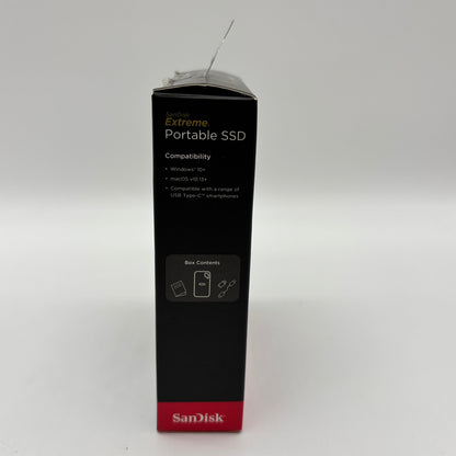New Sandisk Extreme Portable 2TB SSD SDSSDE51-2T00-AW25