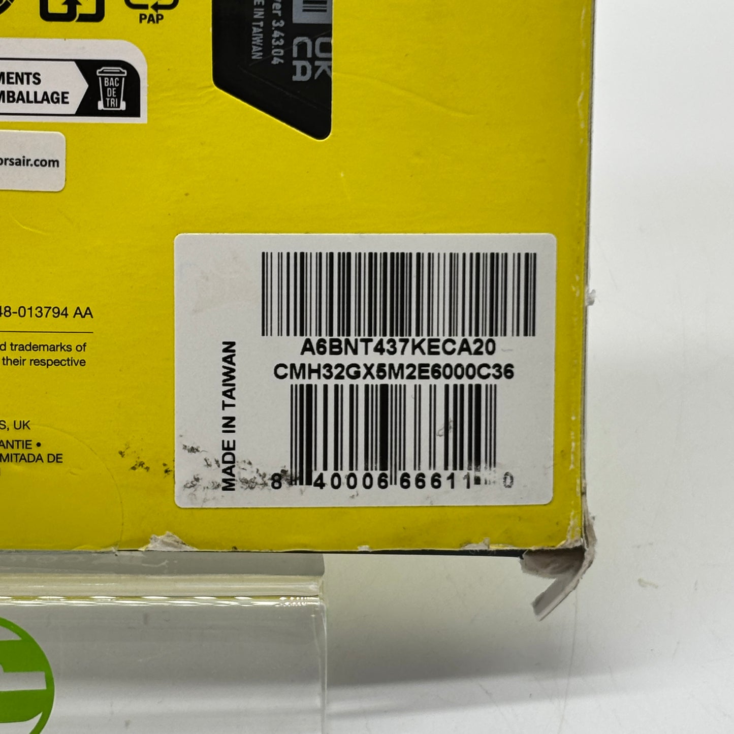 Corsair Vengeance RGB Pro 32GB (2x16GB) RAM DDR5 6000MHz CMH32GX5M2E6000C36