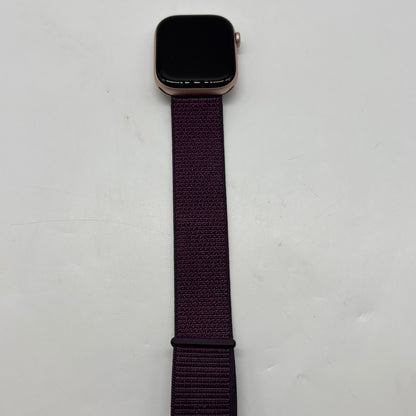 GPS Only Apple Watch Series 10 46MM Pink Aluminum Purple Trail Loop MWWV3LW/A