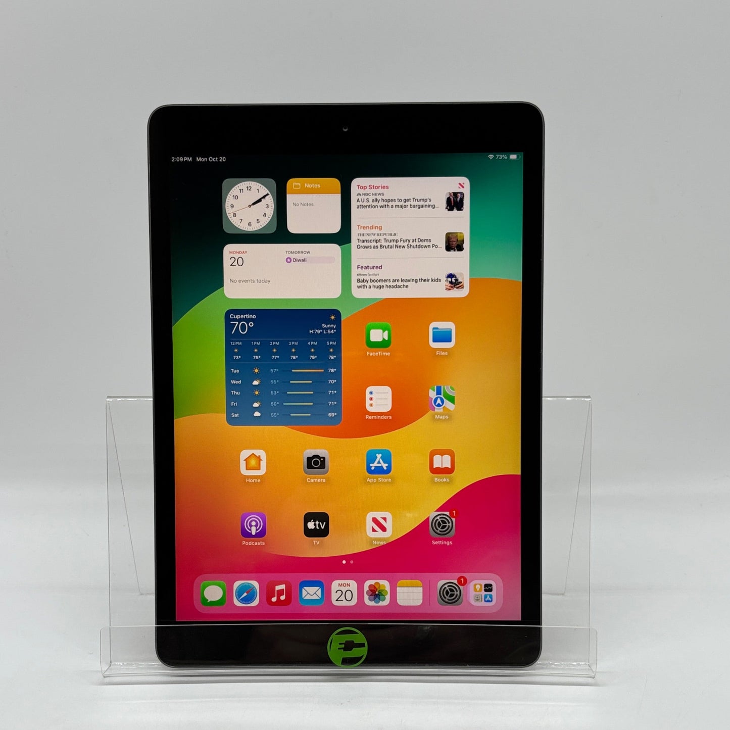 WiFi Only Apple iPad 8th Gen 32GB Space Gray MYL92LL/A