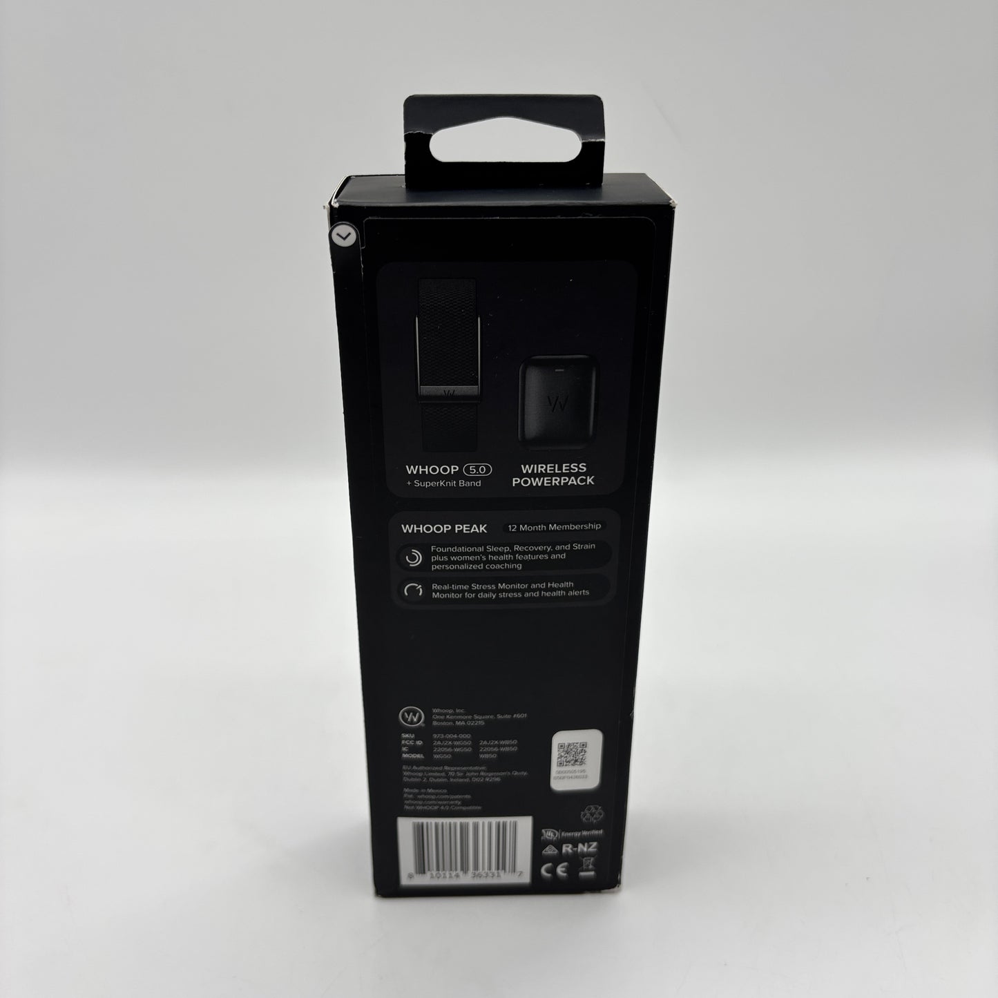 New Whoop Peak 5.0 Health Fitness Tracker WG50