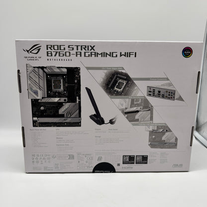 New Asus ROG STRIX B760-A  Gaming WIFI LGA1700 ATX Intel DDR5 Motherboard