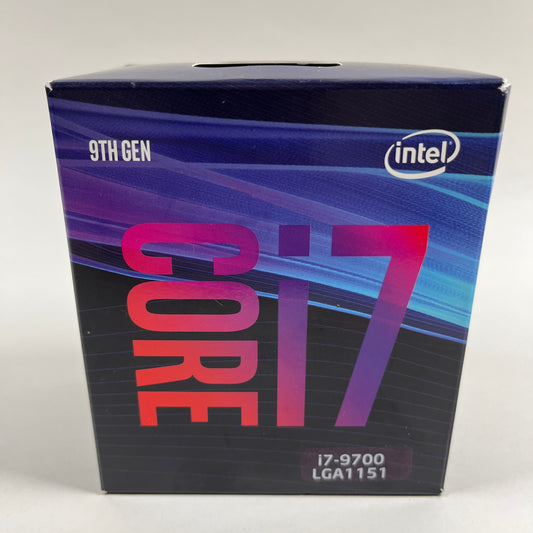 New Intel Core i7-9700 3.00GHz 8 Core BX80684I79700 LGA1151