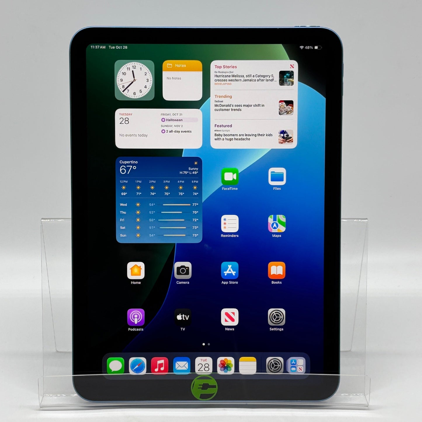 WiFi Only Apple iPad 11" (A16) 128GB 18.5 Blue MD4A4LL/A