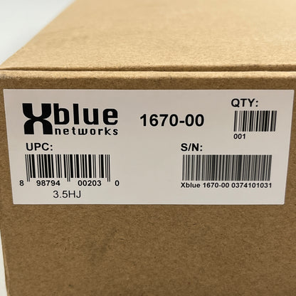 New XBLUE X16 Corded Office Phone XB 1670-00