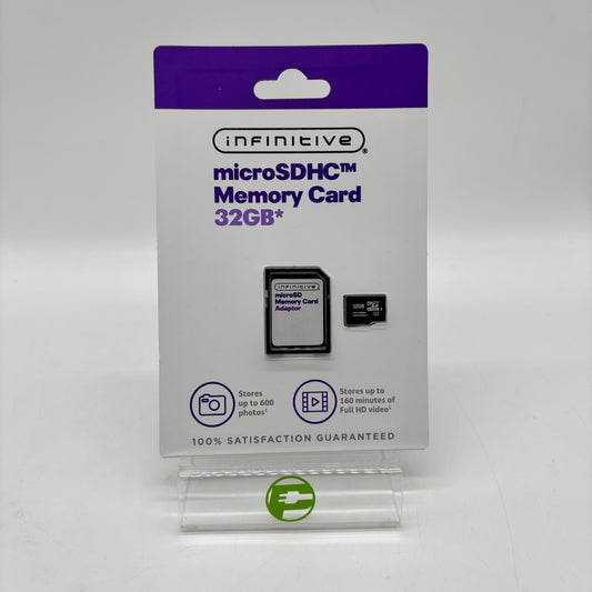New Infinitive 32GB microSDHC Memory Card