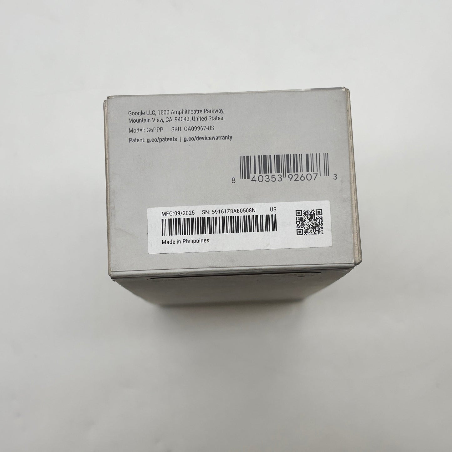 New Google Nest Doorbell 3rd Gen  Smart 2K Doorbell G6PPP