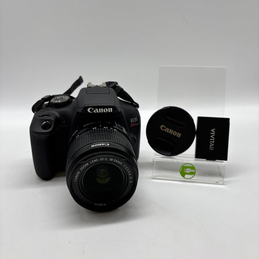 Canon EOS Rebel T7 24.1MP Digital SLR DSLR Camera w/ Canon 18-55mm f/3.5-5.6 Lens