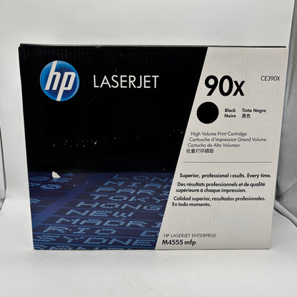 New HP 90x CE390X Black Print Cartridge MFG Date 04/2023