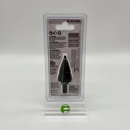 New Milwaukee #9 Jam-Free Step Drill Bit   7/8in & 1 1/8in 48-89-9209