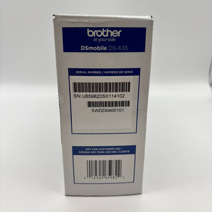 New Brother Portable DSmobile Color Mobile Scanner DS-635
