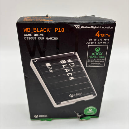 New Western Digital 2.5" WD_Black P10 4TB Micro USB-B to USB-A HDD 