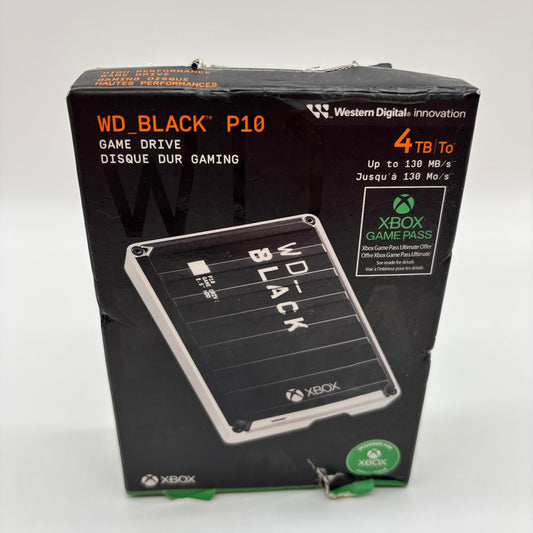 New Western Digital 2.5" WD_Black P10 4TB Micro USB-B to USB-A HDD 