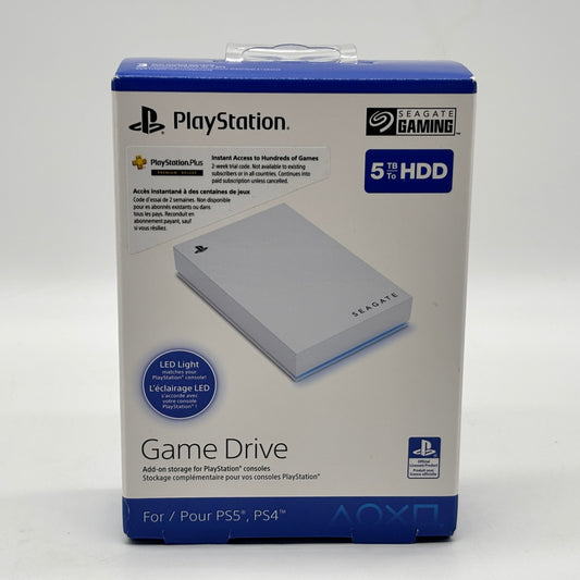 New Seagate 5TB Game Drive SRD0LF0 for PS4/PS5