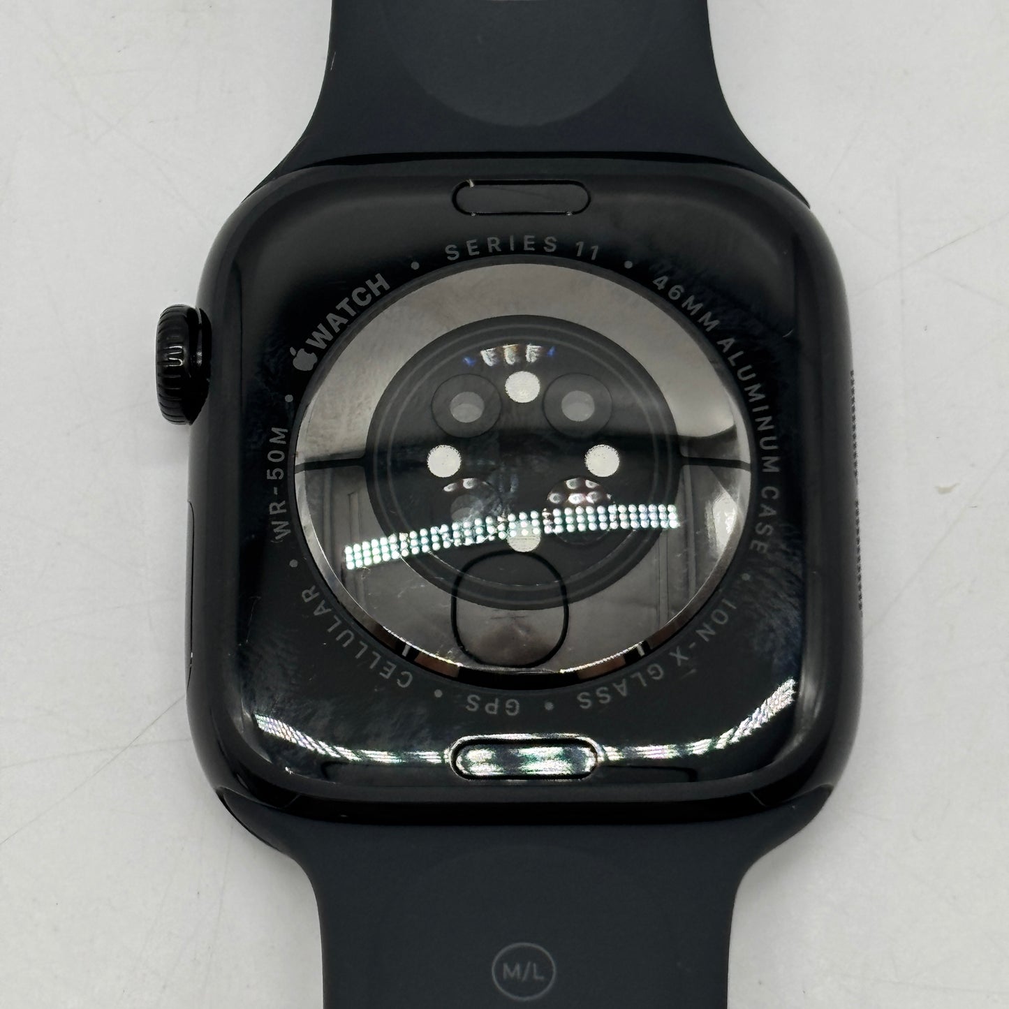 Unlocked Apple Watch Series 11 46MM Jet Black Aluminum Black Band MFC44LW/A