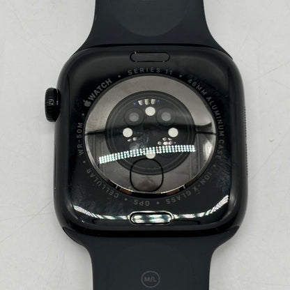 Unlocked Apple Watch Series 11 46MM Jet Black Aluminum Black Band MFC44LW/A