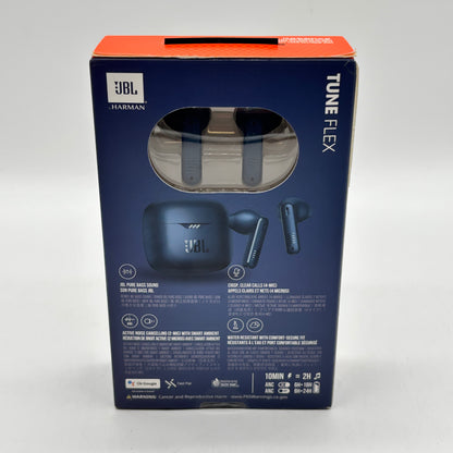 New JBL Tune Flex True Wireless Earbuds Blue JBLTUNEFLEX