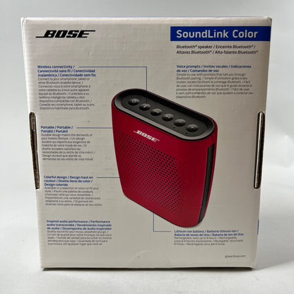 Bose Soundlink Color Wireless Portable Bluetooth Speaker Red 627840-1510