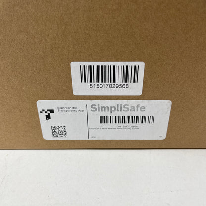 New SimpliSafe Home Security System White 4 Entry, 1 Motion, 1 Panic PK032