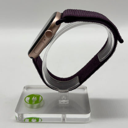 GPS Only Apple Watch Series 10 46MM Pink Aluminum Purple Trail Loop MWWV3LW/A