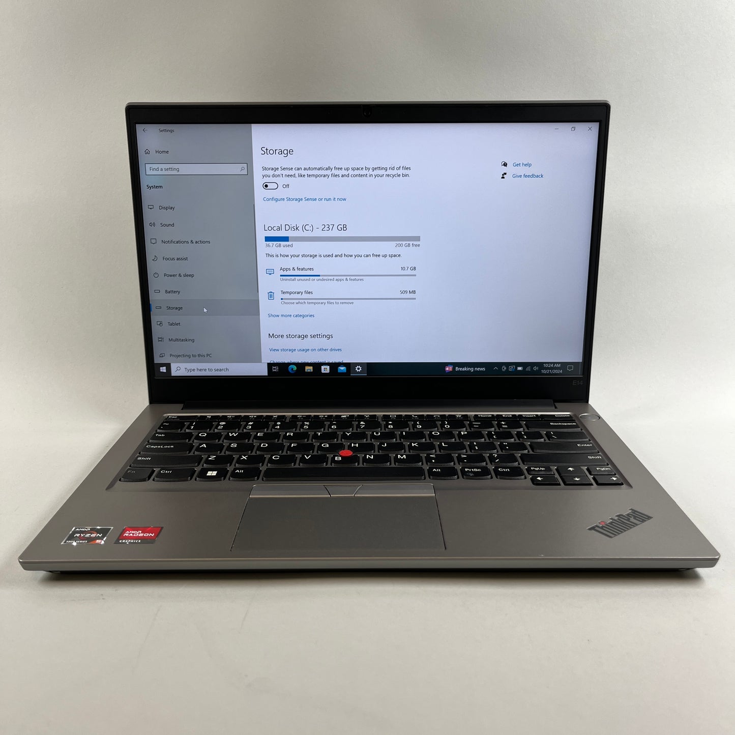 Lenovo ThinkPad E14 Gen 4 14" Ryzen 5 5625U 2.3GHz 16GB RAM 256GB SSD