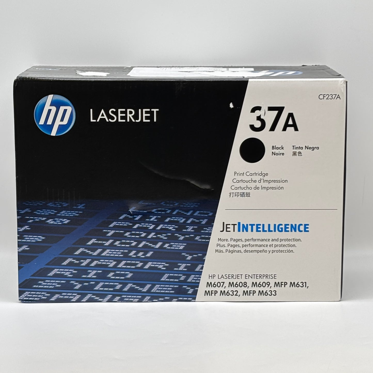 New HP 37A CF237A Black Print Cartridge MFG Date - 08/2025