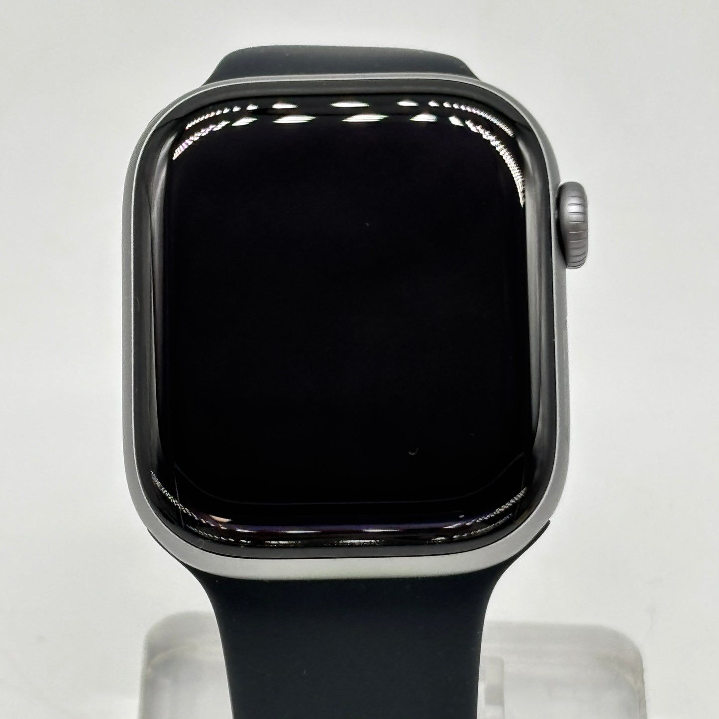 GPS Only Apple Watch Series 11 42MM Silver Aluminum Black Sport Band MEQW4LW/A