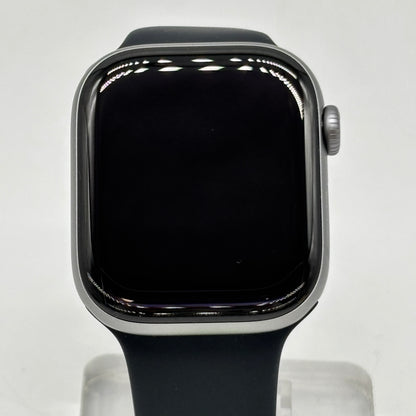 GPS Only Apple Watch Series 11 42MM Silver Aluminum Black Sport Band MEQW4LW/A
