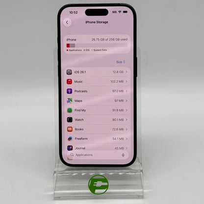 Unlocked Apple iPhone 15 Pro 256GB Blue MTQV3LL/A