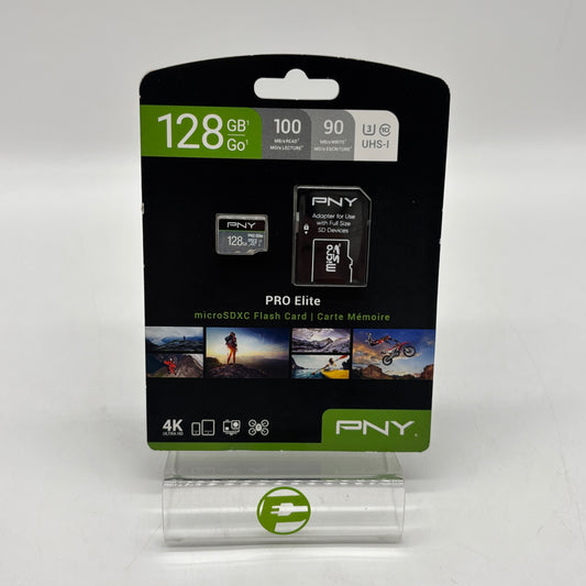 New PNY Pro Elite microSDXC Flash Card P-SDUX128U395PRO-GE